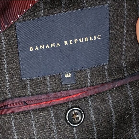 Banana Republic | Black & Gray Suit Jacket - Picture 5 of 5